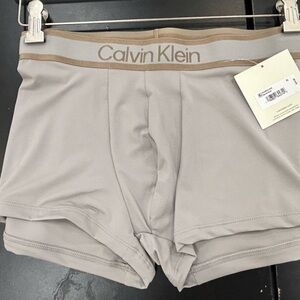 Calvin Klein Microfiber low rise  Trunk - light grey/ dark cream stretch XL